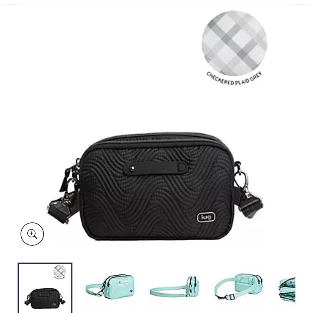 Brand new with tags black lug classic convertible crossbody coupe